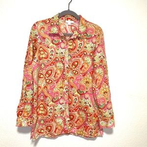 Charter Club Top M Linen 100%